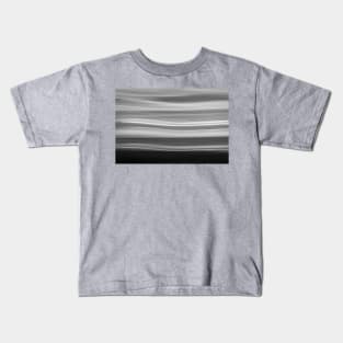 Coastal abstract wavy clouds over horizon Kids T-Shirt